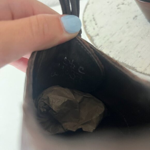 Rod Patrick Womens Lace Up Shoes 5.5 C Brown Caiman Exotic Western Boots Loafers - Picture 10 of 12